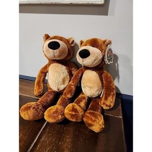 Chelsea Teddy Bear Plush Wild Bunch Collegiate Stuffed Brown Tag 12" NWT Lot